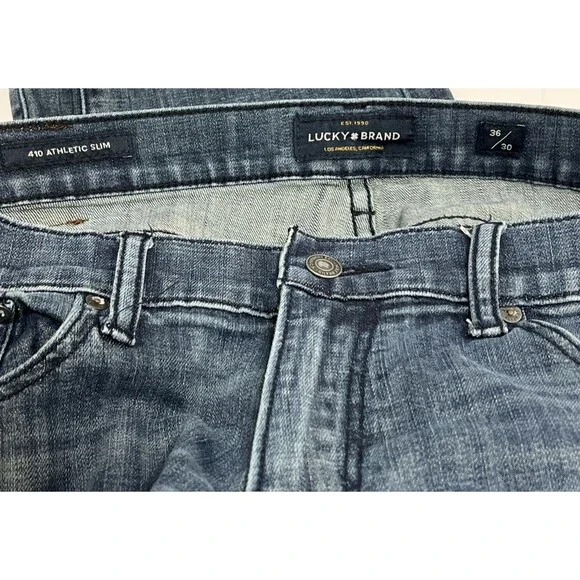 Lucky Brand Jeans 410 Athletic Slim 36x30 - Picture 1 of 12